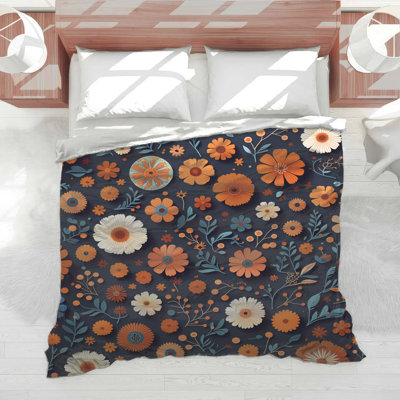Floral Bedding Pattern Comforter Bohemian