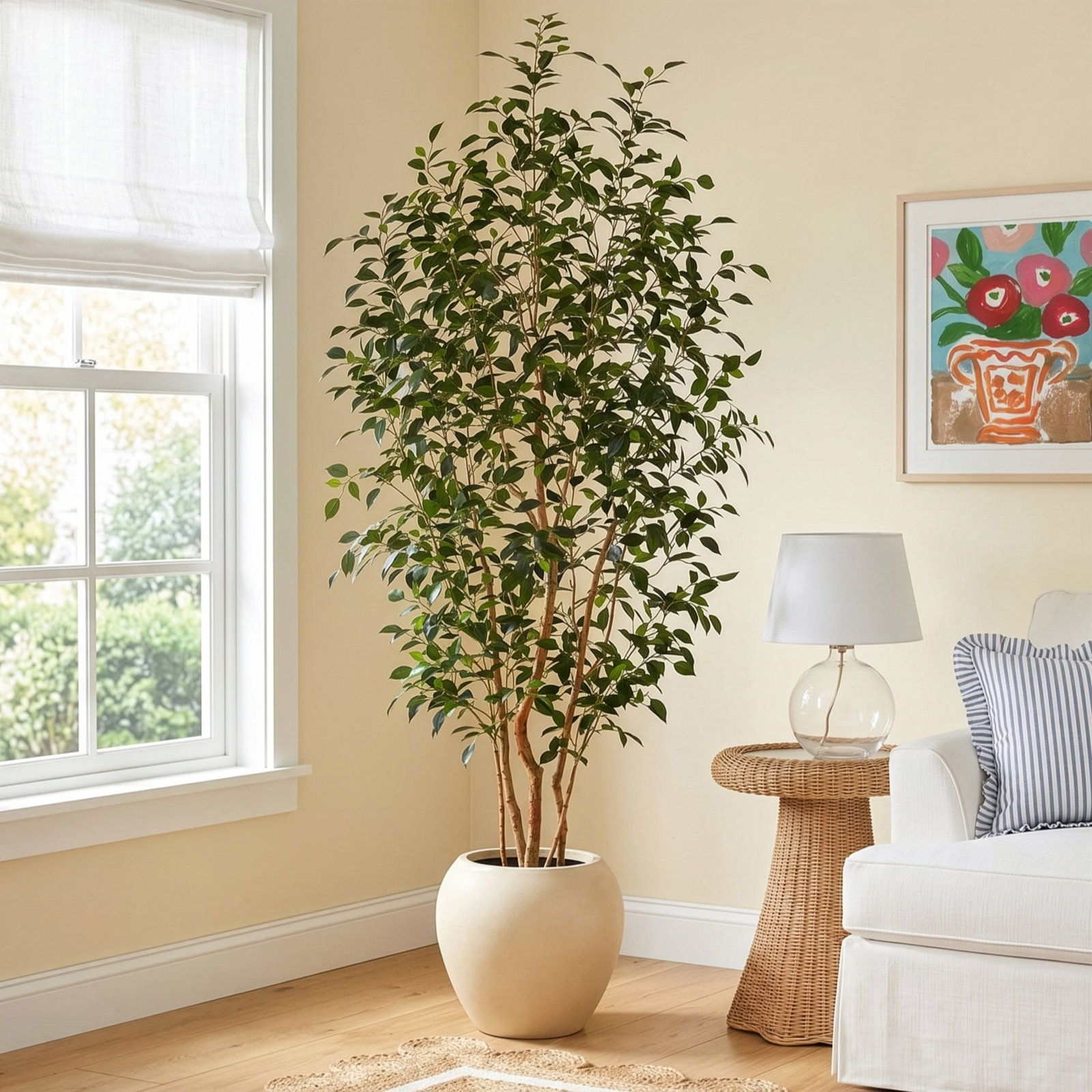 Adcock 96" Ficus Tree in Planter
