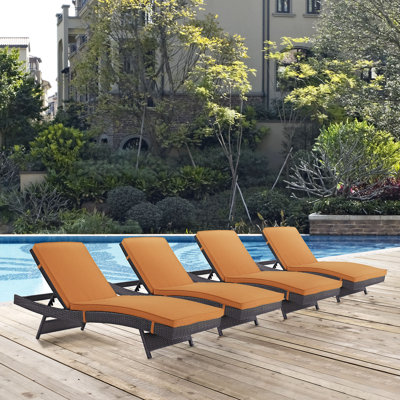Convene Chaise Lounge with Cushion