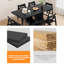 Folding Dining Table in Black Solid Wood, Mobile Table with Casters and 2 Storage Drawers, Compact Foldaway Design（Without Chairs） Fast Dispatch From UK Warehouse – Dispatched Within 2 Days-928290248