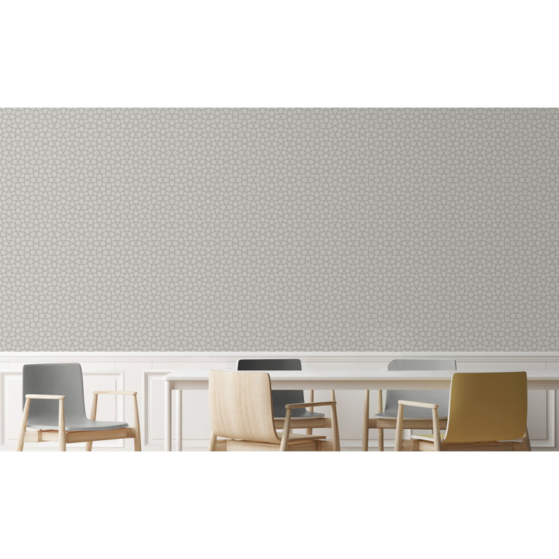 Carreau de papier peint auto-adhésif Yand Smooth, Gris foncé, l 24 po x L 48 po