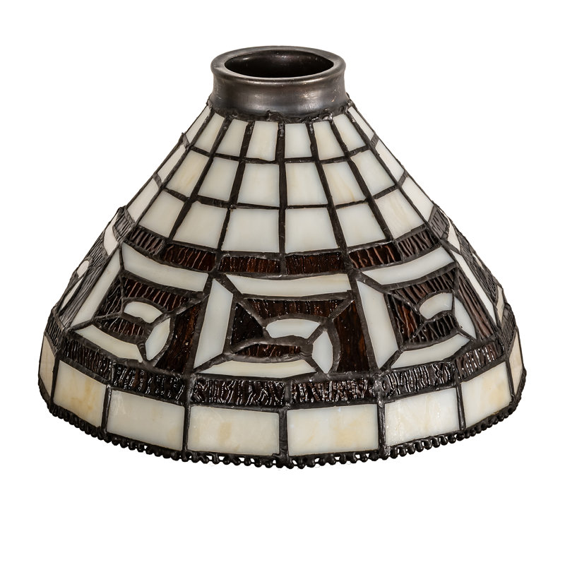 8" Wide Greek Key Shade