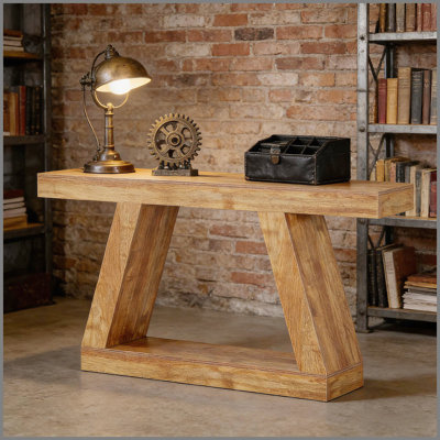 Table de canapé, console de rangement, table d'appoint décorative