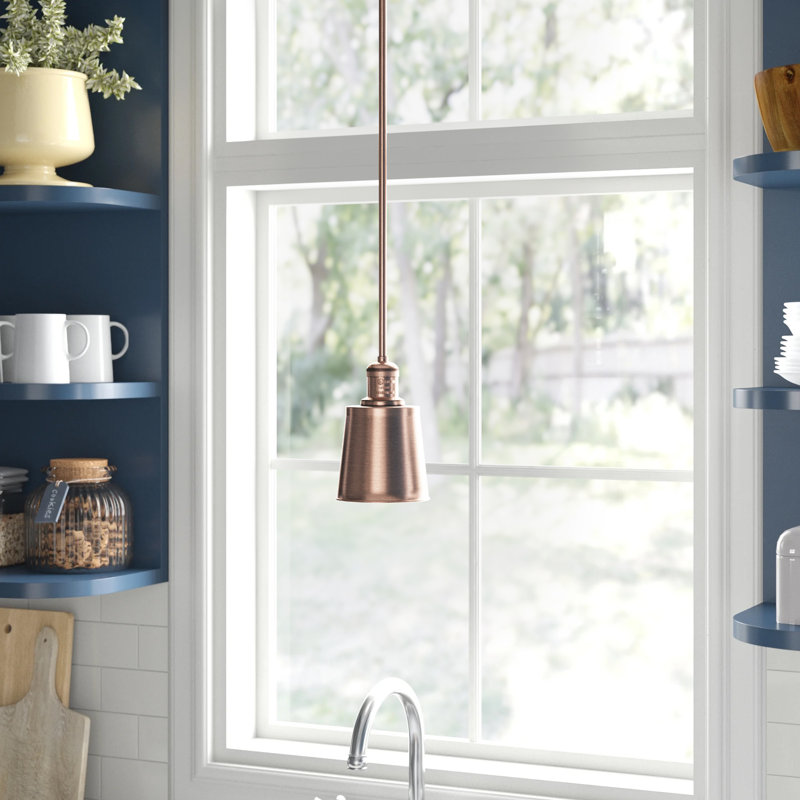 Lavender Hill 1 - Light Antique Copper Single Pendant