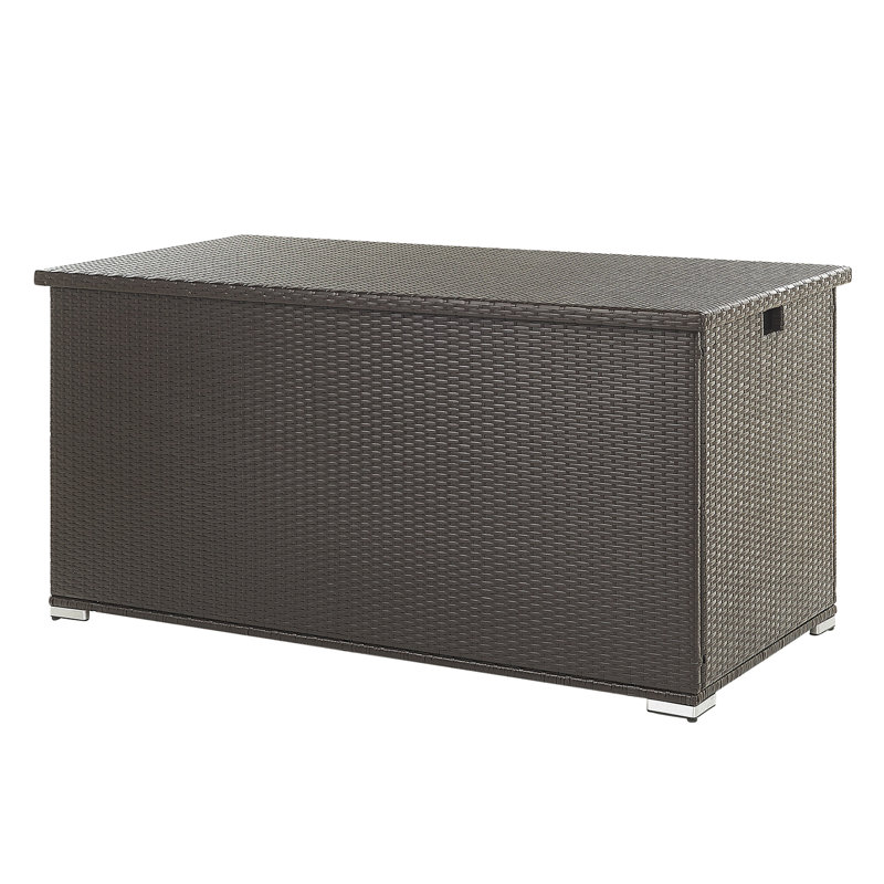 Rebrilliant Wicker Decorative Bin, Brown
