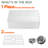 33" L x 18" W Fireclay Apron Front Farmhouse Sink for Kitchen, Single Bowl White Farm Sink, Included 2 Custom Accessories-122428070
