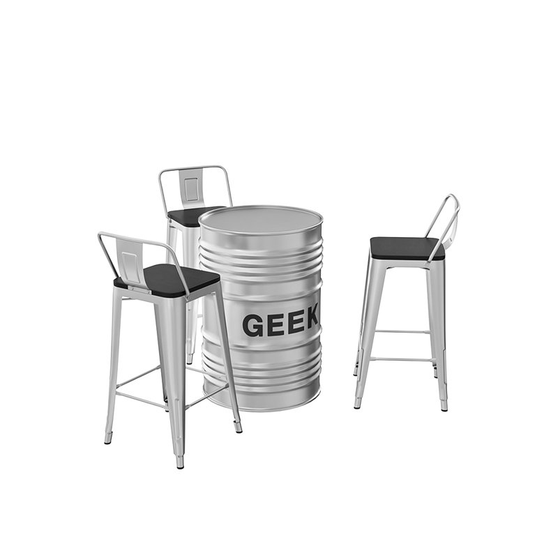 Ensemble de salle à manger 23,7 po Praxton, 4