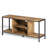 Industrial TV Stand for 65 Inch TV, Entertainment Center with Cable Management & Open Shelves, Rustic Media Console Table for Living Room, Bedroom & Apartment-645635257