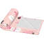 Jeté mignon de Noël en forme de bonhomme de neige rose pour lit de canapé, 50 x 60 po