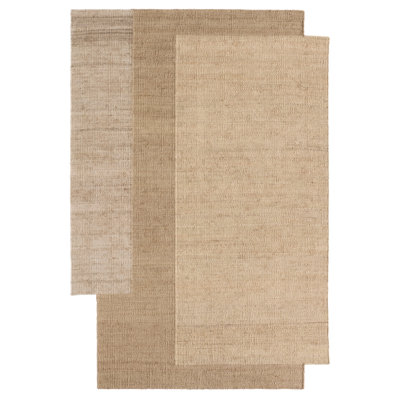 Jaipur Living Badal RFL03 Handwoven Color Block Tan Area Rug (4'X6')
