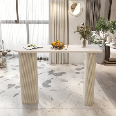 Creamy style home bar table