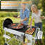 Chariot / table de barbecue d'extérieur