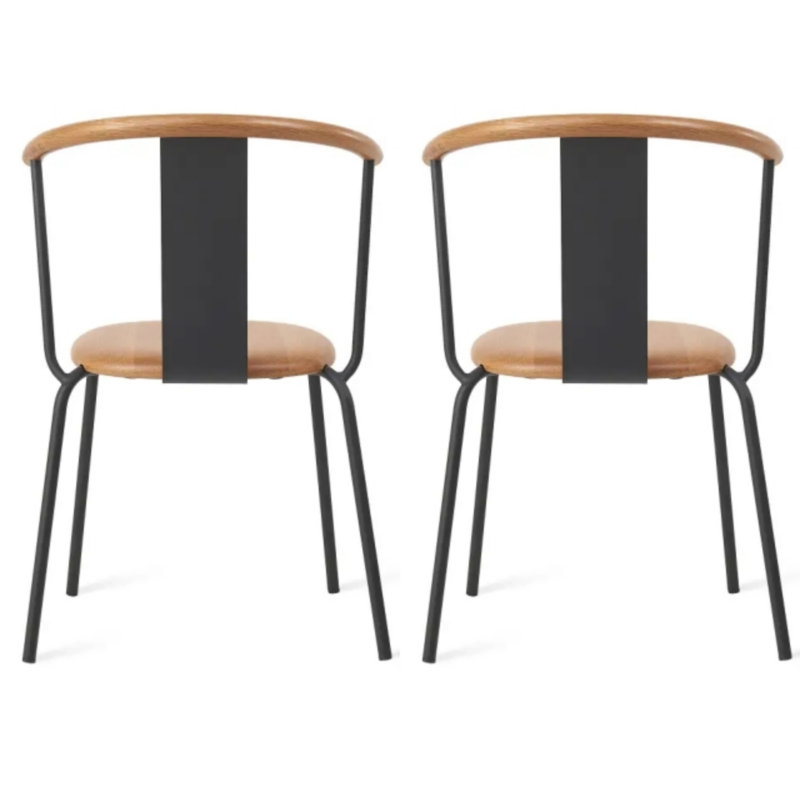 Gerre 17.7'' H Dining Chair, Natural Oak