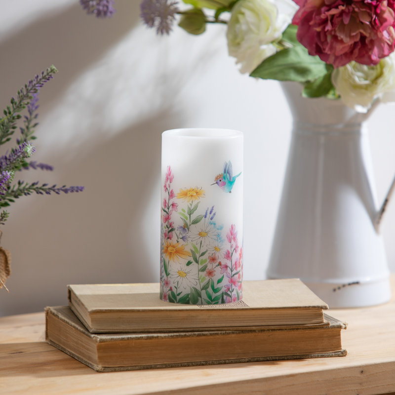 Bougie sans flamme sans parfum