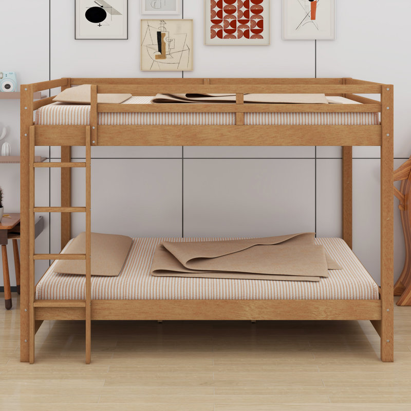 Lit superposé en bois avec échelle, Bois