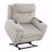 Beige Polished Microfiber With Power Motion Function With Recliner Function With Lift, Heating And With Massage Function Chair-134072207