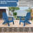 Carbondale Foldable Outdoor Adirondack Chair-434960625