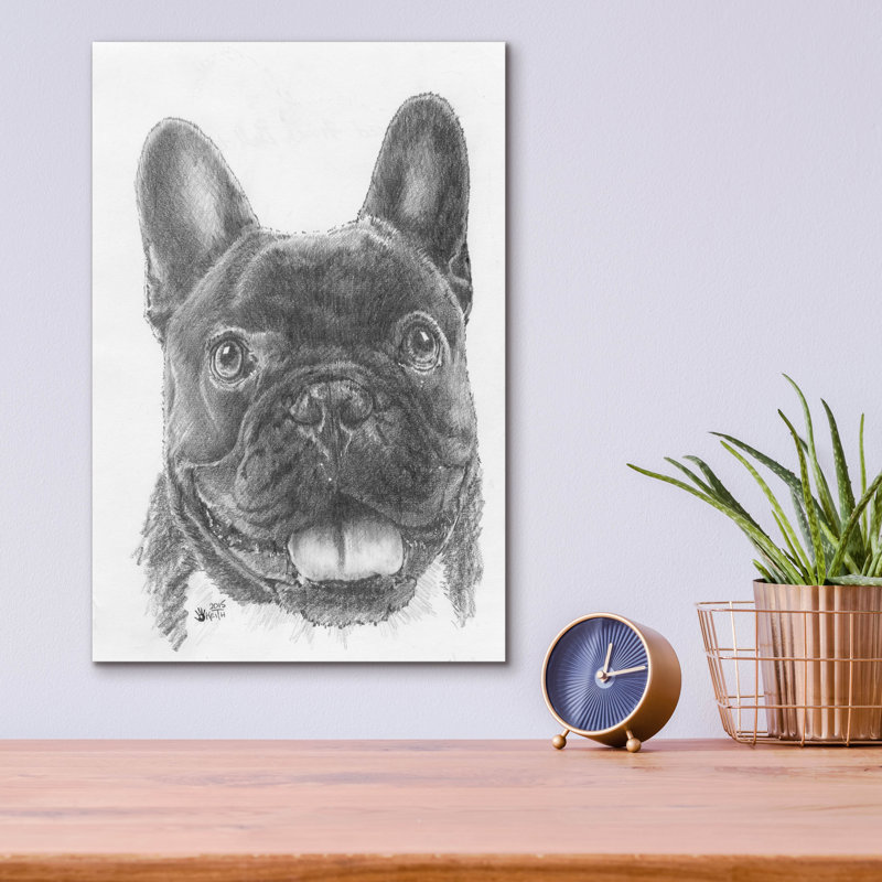 «French Bulldog 3» par Barbara Keith, impression non encadrée, H 16 po x l 12 po x P 0,13 po