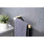 Or brossé 4 appareils de salle de bain, fixation murale en acier inoxydable,