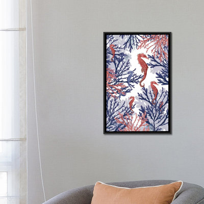 " Coral And Seahorses " by Fab Funky