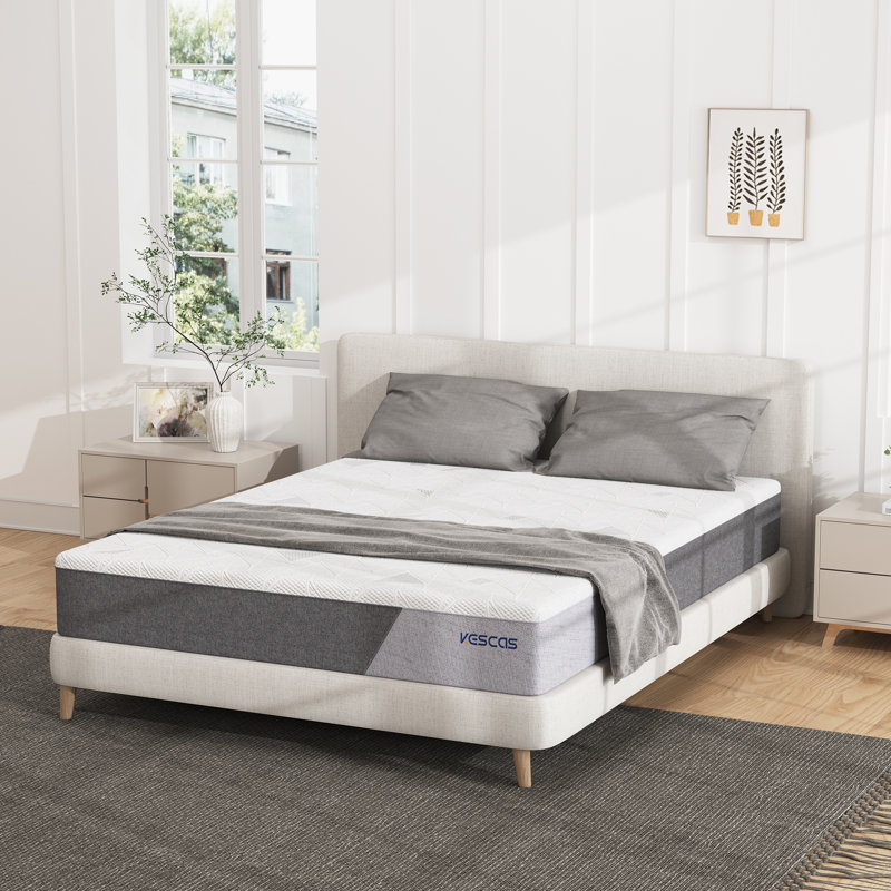 Matelas en mousse viscoélastique gélifiée mi-ferme, Double