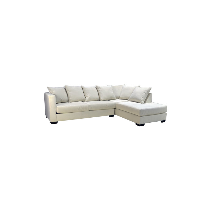 Canapé modulaire Westynn, Mélange de polyester beige