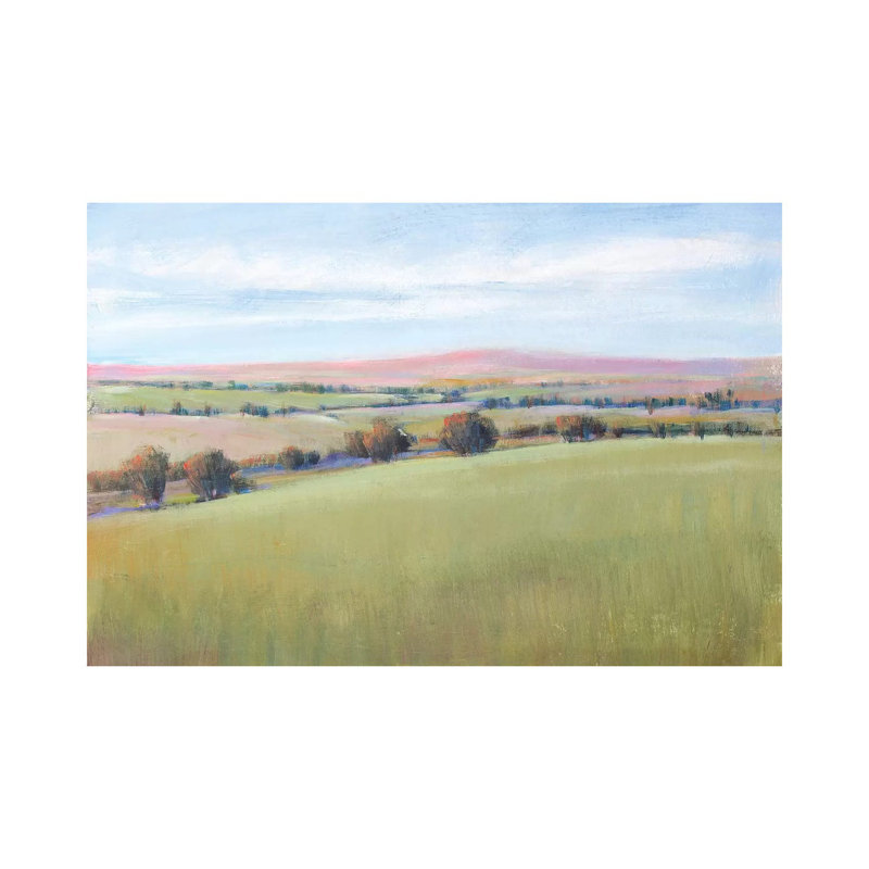 «Hill Country II» par Timothy O 'Toole - peinture sur toile tendue, H 8 po x l 12 po x P 0,75 po