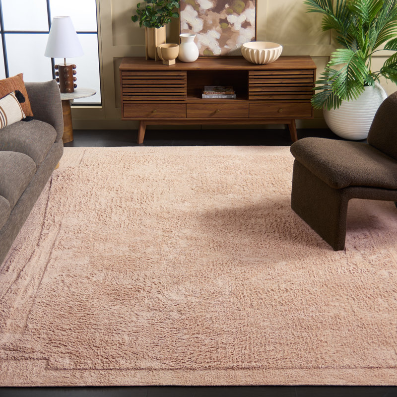 Easy Care 224 Hand Tufted Recycled Cotton Machine Washable Abstract Indoor Use Only Rug, Rectangle 8' x 10'