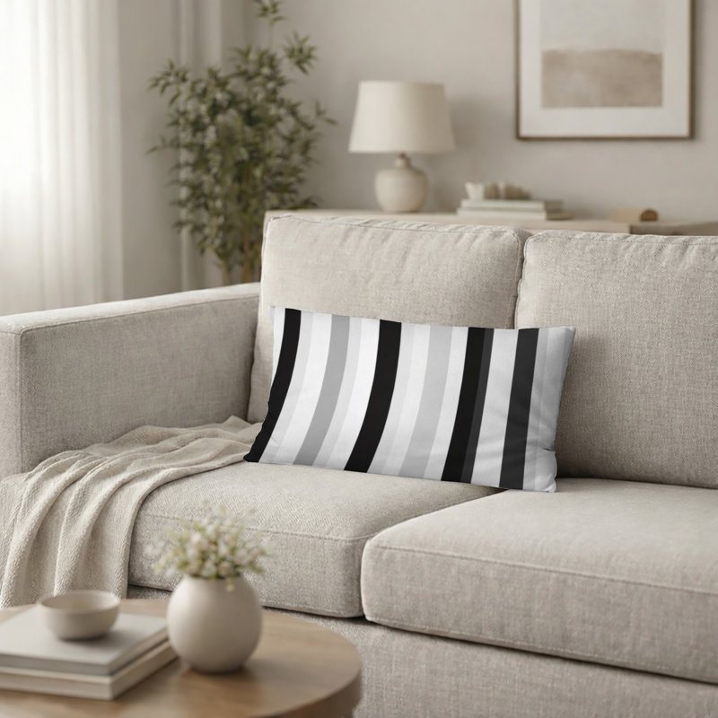 Coussin décoratif moderne Modern, H 12 po x l 20 po