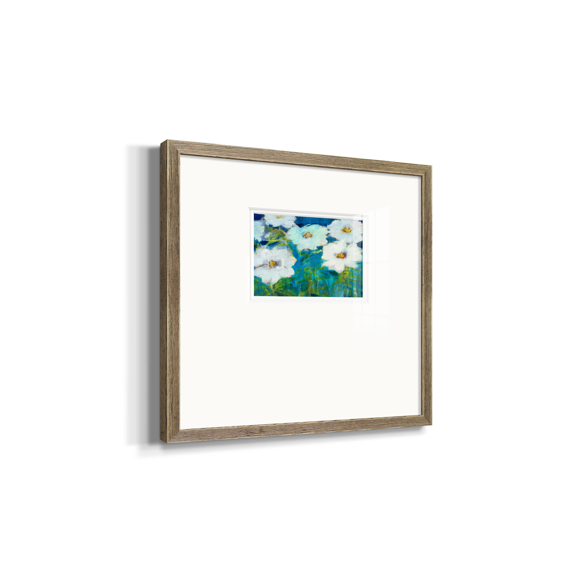 Field Day, Brown Framed, 21" H  x 21" W x 1.25" D