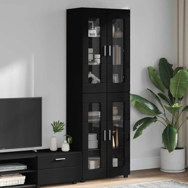 Tamoor Highboard Accent Chest, Black