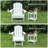 Outdoor Foldable Patio Lounge Chair,Patio Recliner,3-Level Adjustable Backrest,Hidden Ottoman,Ergonomic Design,Ideal For Patio,Camping, Pool Use.(White)-1309150231