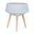 S/2 11/15" Terrazzo Planter W/ Wood Legs