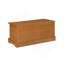 Coffre de rangement en cèdre de 101,6 cm (40 po), style traditionnel, pour draps, souvenirs et vêtements, fini miel