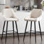 Tabouret de comptoir rembourré 42,1 po avec structure en métal Lemarcus-1093438559