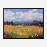Highlands By John Beard - Framed Gallery Wrapped Print Print by John Beard