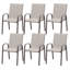 Paquet de 6 chaises de terrasse Terratex-122512361