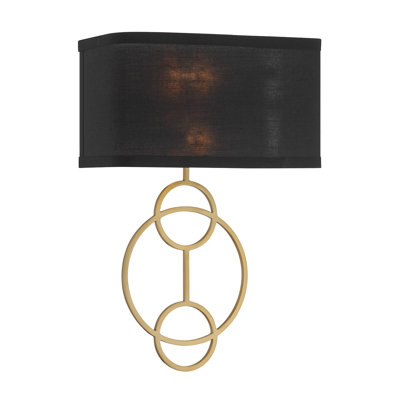 Carpenter 2 Light Vibrant Gold Sconce
