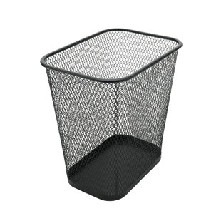 Steel Open Waste Basket - 3.5 Gallons