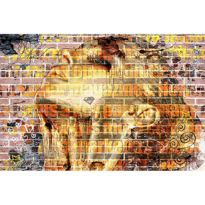 Peinture murale vibrante Graffi Street Paint