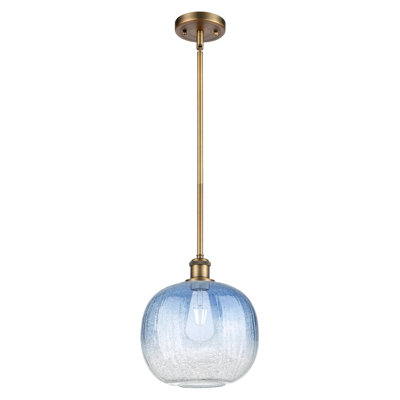 Ballston - Brookhaven Sphere - 1 Light 11" Stem Hung Mini Pendant
