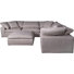 Canapé modulaire en tissu performance 6 pièces Tila