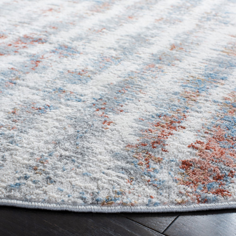 Amelia Cotton Abstract Rug, Rectangle 4'5" x 6'5"