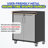 Metal Garage Storage Cabinet with Wheels