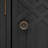 4-Door Fluted Accent Cabinet Credenza With Curvy Edge-1397002867