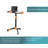 Cheverus 28.1'' W Laptop Cart with Wheels-1168033584