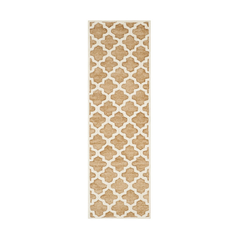Precious Hand Tufted Performance Geometric Rug, Runner 2'6" x 12'