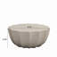 Table basse imperméable 35,43 po pour l'extérieur et l'intérieur, conception en ciment Mgo durable, convient aux terrasses, jardins, arrière-cours et salons-2072405460