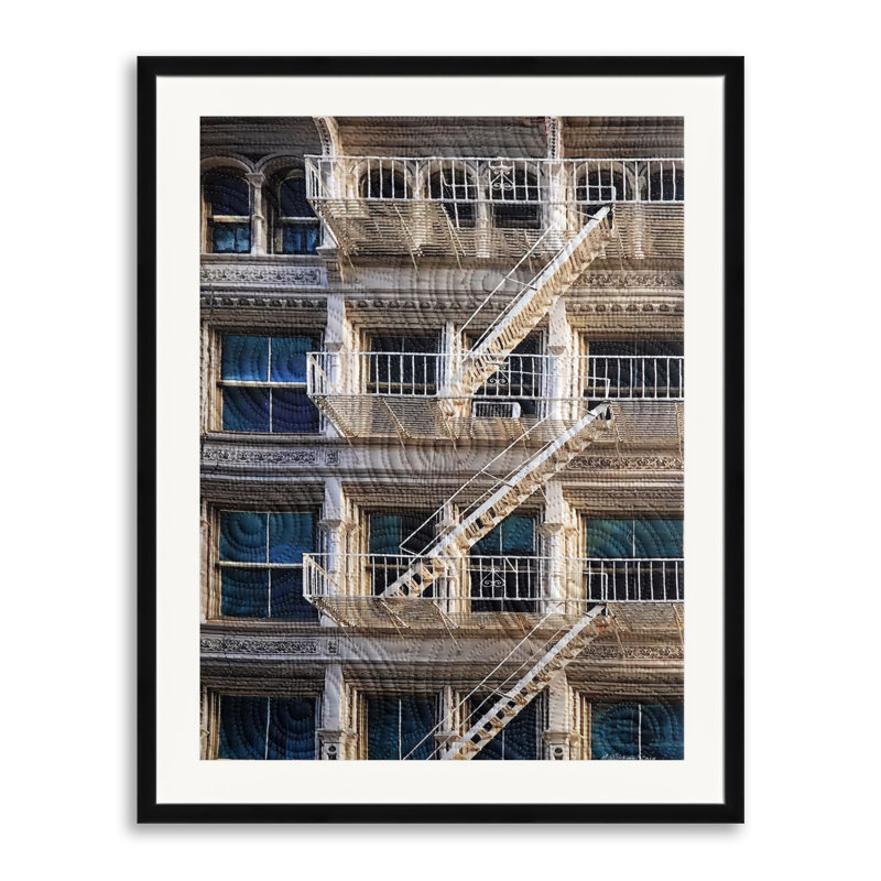 Great Escapes 2 Print by Marilyn Henrion, Black Framed Paper, 31.25" H x 25.25" W