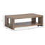 Table basse rectangulaire avec 2 tables de bout rectangulaires et une console
